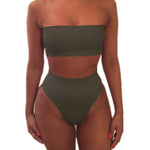 Load image into Gallery viewer, Bikini Biquini women swimsuit Bikinis Set Women Swimwear Sexy Set pure color bikini Push Up Swimming Sexy Bikinis set Beachwear