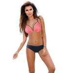 Load image into Gallery viewer, ESSV Swimsuit Women Sexy Bikini Set  Plus Size Swimwear Female Bordered Push Up Swimming Suit Summer Bathing Suit Beachwear
